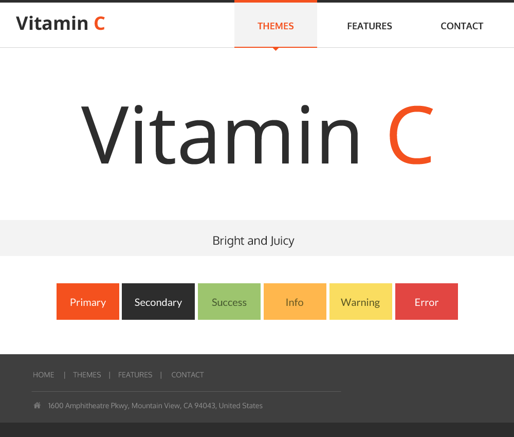 Vitamin C theme preview