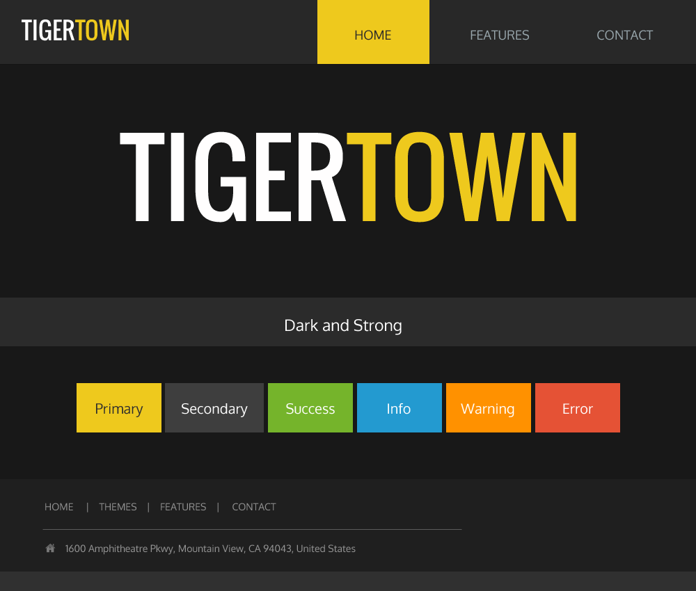 Tiger Town theme preview